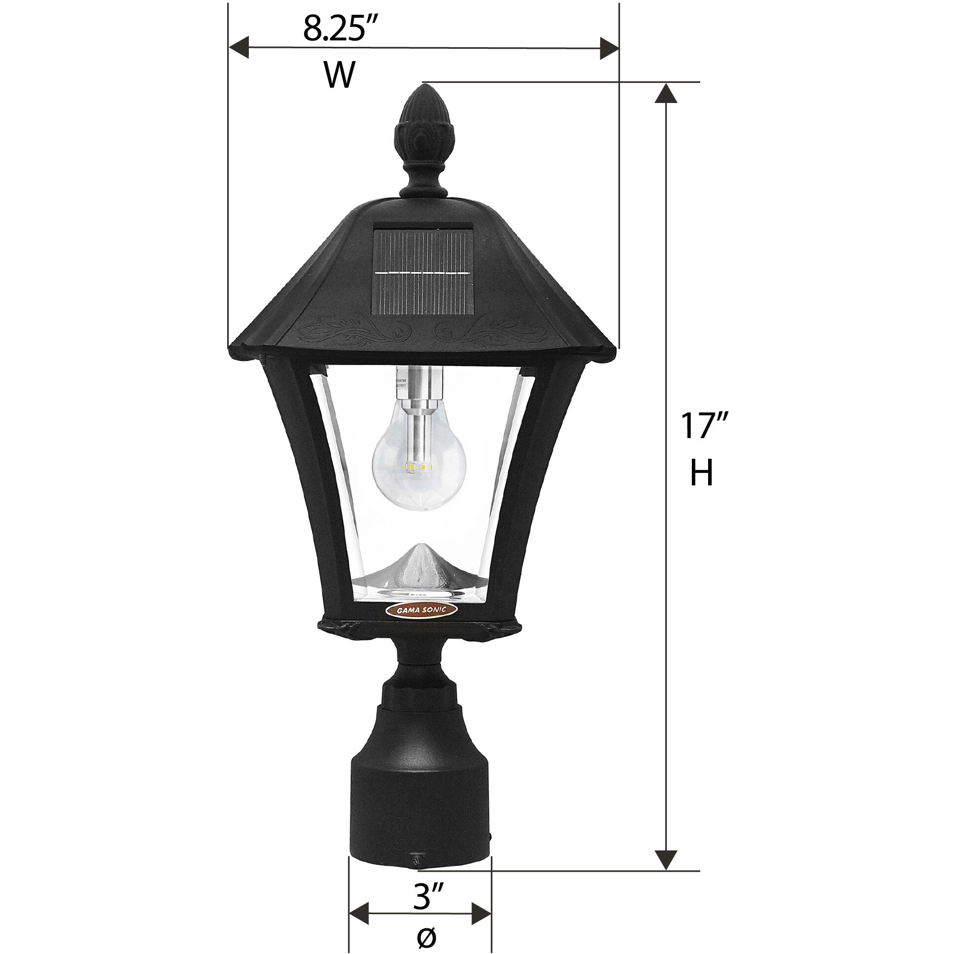 Baytown 2 solar lamp sale